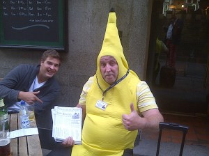 He must be bananas He must be bananas