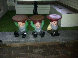 If this is gnomestool is it what mushroom sit on?