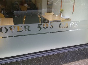 over 50's cafe