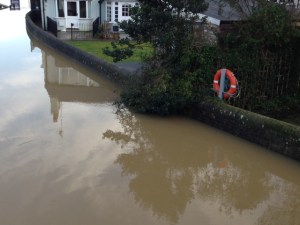 high tide on river Arun