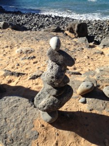 balancing stones on tenerife