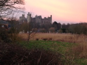sunset in Arundel