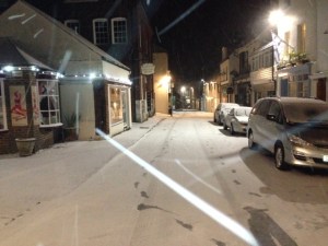 Tarrent Street covered in snow Tarrent St in winter