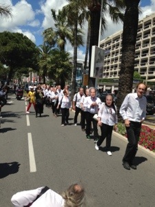 Otway march in Cannes