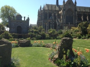 the gardens at Arundel Castle