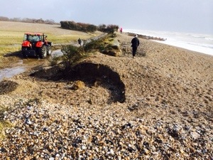 breached beach defences