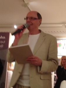 David Stopps at the opening of the Friars exhibition