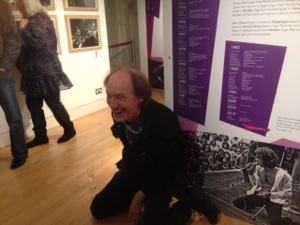 Otway poses in front of Otway