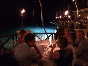 beachside dining