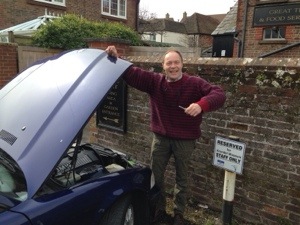 madman with screwdriver